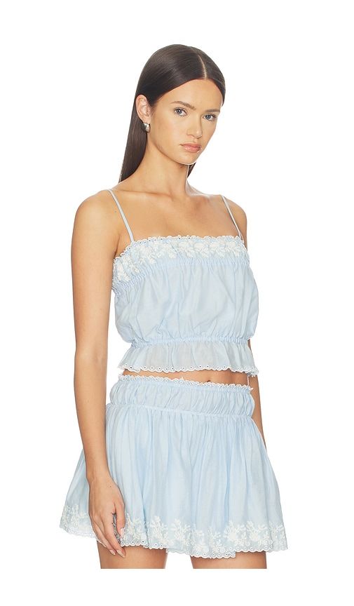 Sienna Top in Baby Blue. - size L (also in S) - Tularosa - Modalova