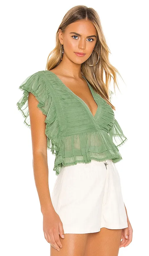 Kaia Top in Green. - size S (also in XS) - Tularosa - Modalova