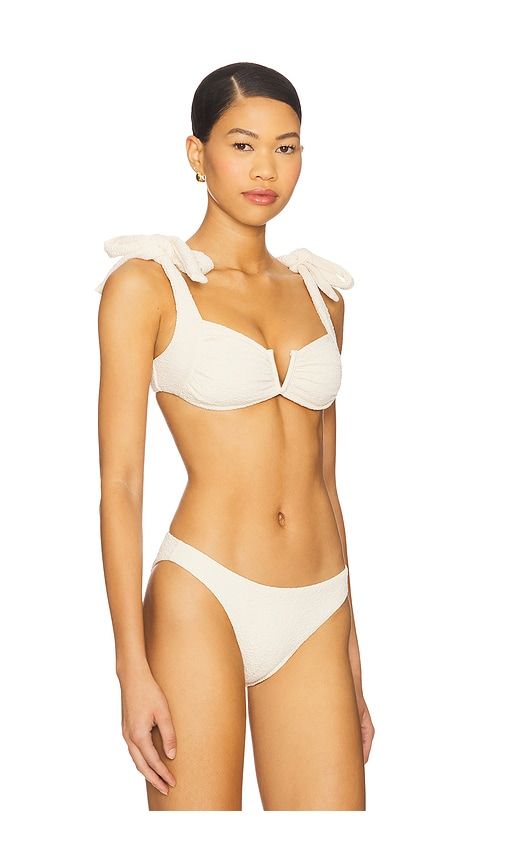 Seashell Top in Cream. - size L (also in M, XXS) - Tularosa - Modalova
