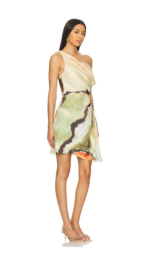 Elowen Mini Dress in Ivory,Sage. - size 10 (also in 14) - AMUR - Modalova