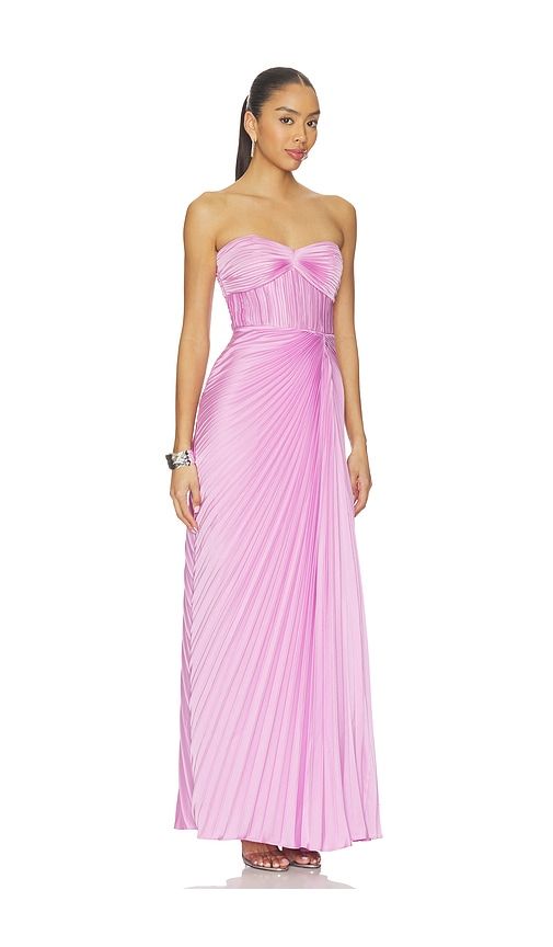 Joyceann Sweetheart Gown in Pink. - size 0 (also in 10, 12, 2, 6, 8) - AMUR - Modalova