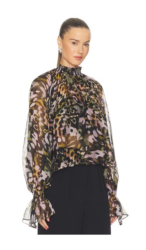 Kellen Chiffon Top in Multi. - size L (also in M, S, XS) - AMUR - Modalova