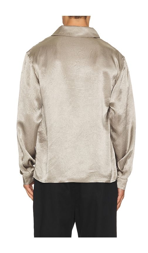 Satin Enfield Shirt in Grey. - size L (also in M, S, XL/1X) - UMBRO - Modalova