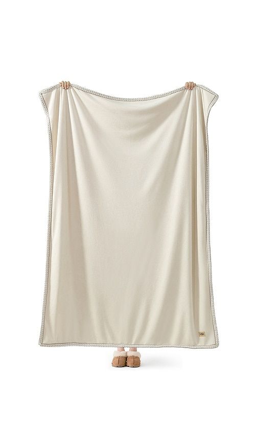 Kirkwood UGGbraid Throw Blanket in Cream - UGG Home - Modalova