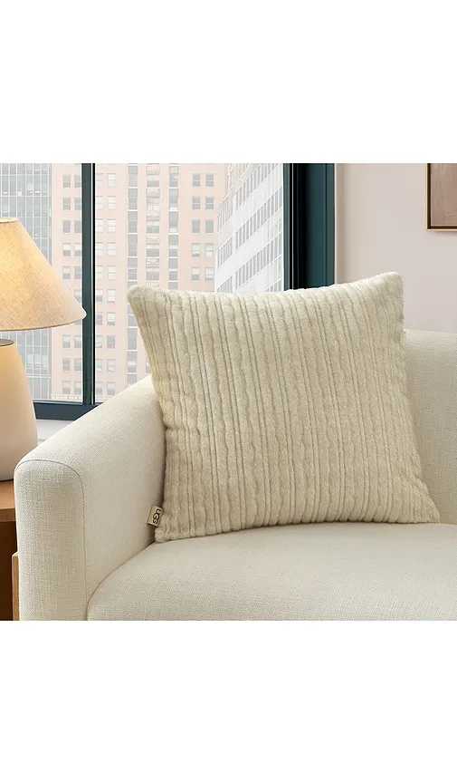 Jennis Euro Pillow in Cream - UGG Home - Modalova