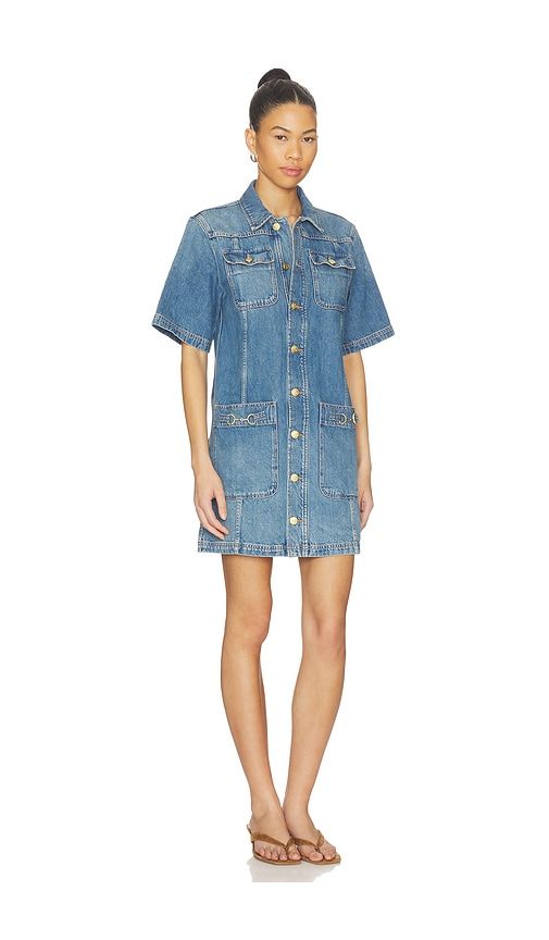 Painters Dress in Blue. - size L (also in M, S, XS) - Ulla Johnson - Modalova