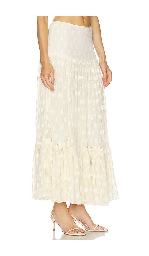 Vera Lace High Waist Maxi Skirt in Cream. - size 0 (also in 10, 12, 2, 8) - Ulla Johnson - Modalova