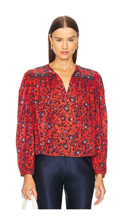 Tillie Blouse in Red. - size 12 (also in 4) - Ulla Johnson - Modalova