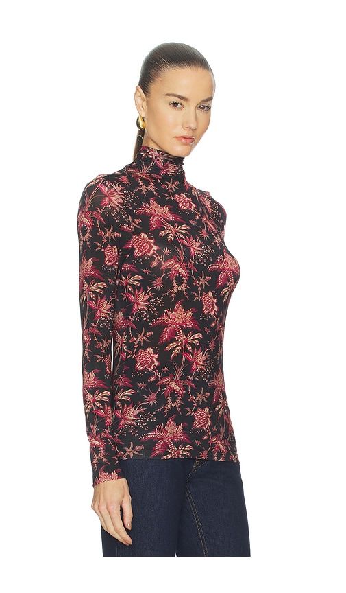 Aurelia Turtleneck Top in Black. - size L (also in M, XS) - Ulla Johnson - Modalova
