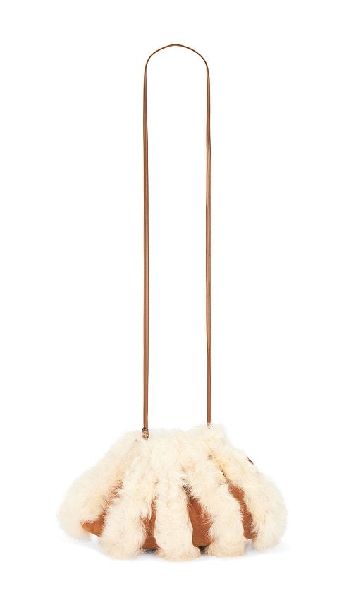 Adria Pleated Wave Mini Crossbody in Brown - Ulla Johnson - Modalova