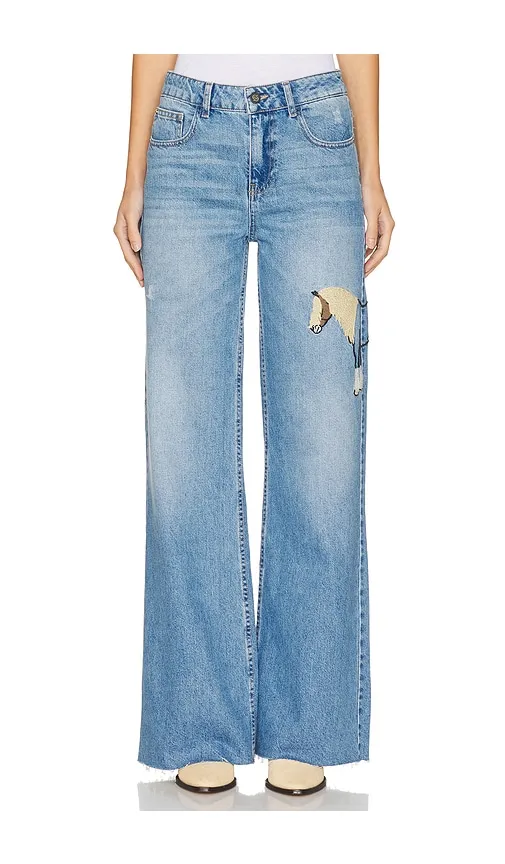 Horsey Jeans in Denim-Light. - size 28 (also in 30, 32) - Understated Leather - Modalova