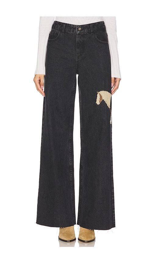 Horsey Jeans in Black. - size 24 (also in 25) - Understated Leather - Modalova