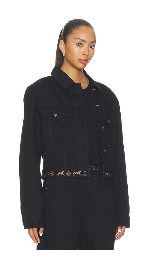 Back On The Horse Jacket in Black. - size L (also in M, S, XS) - Understated Leather - Modalova