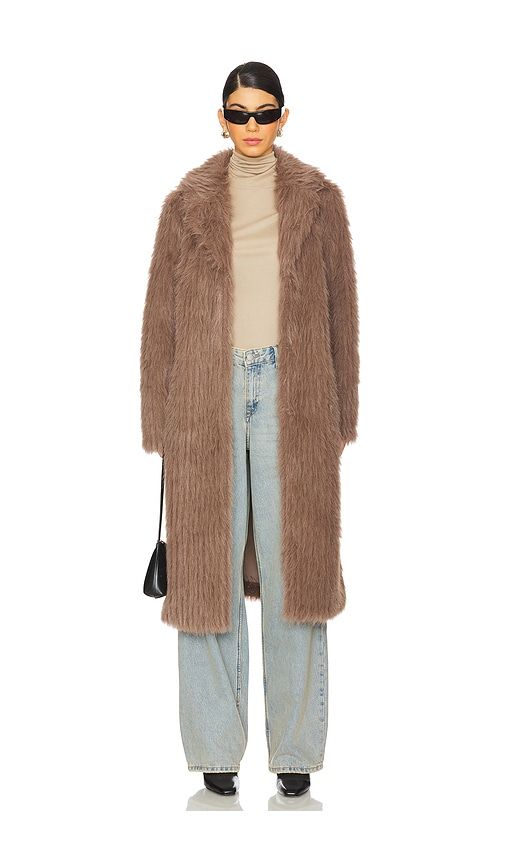 Retro Faux Fur Coat in . - size M (also in S, XS) - Unreal Fur - Modalova