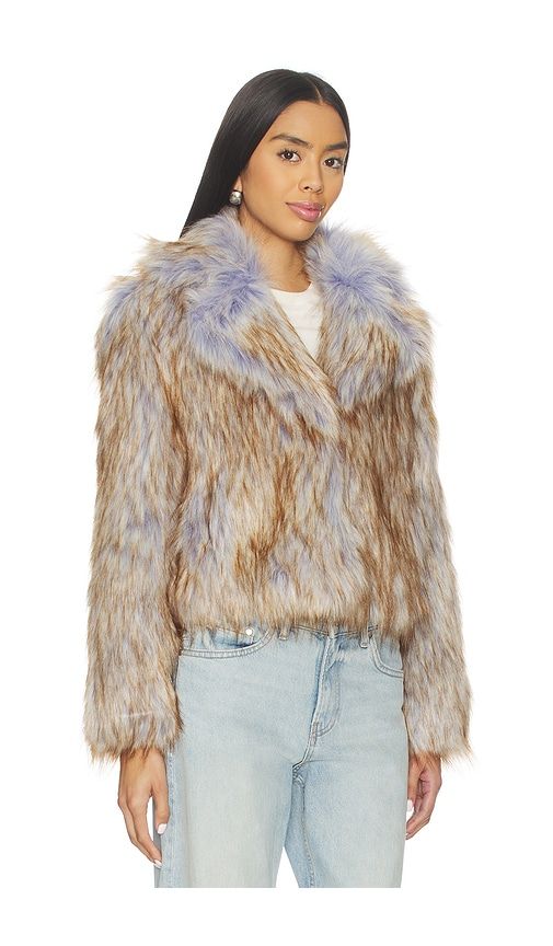 Harmony Jacket in Purple. - size M (also in XS) - Unreal Fur - Modalova