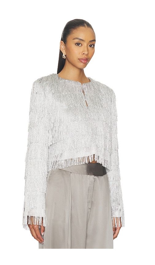 Copacabana Jacket in Metallic . - size M (also in S, XS) - Unreal Fur - Modalova