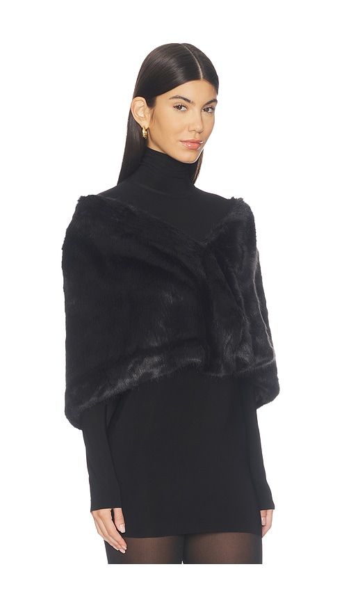 Yasmin Faux Fur Wrap in - Unreal Fur - Modalova