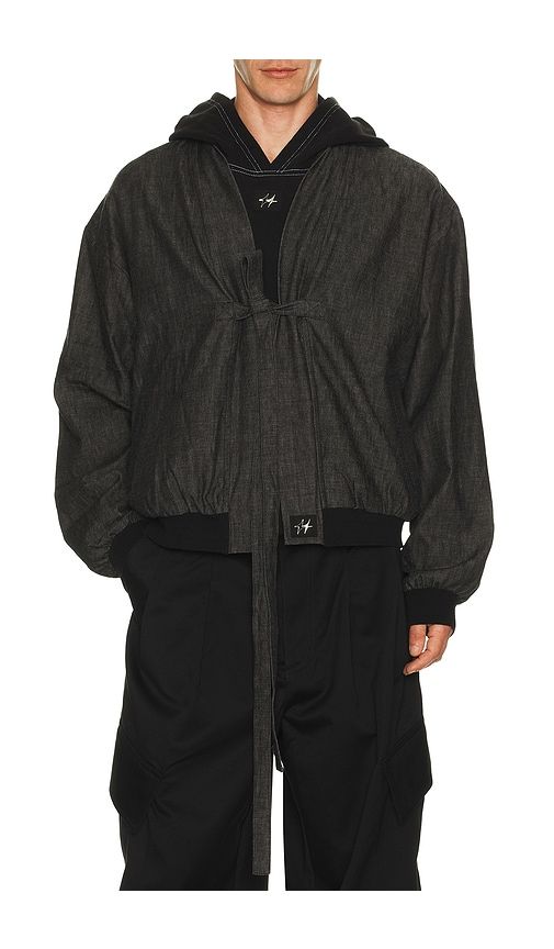UPRS Yin Yang Bomber Jacket in Black. - size L (also in M, XL/1X) - UPRISERS - Modalova