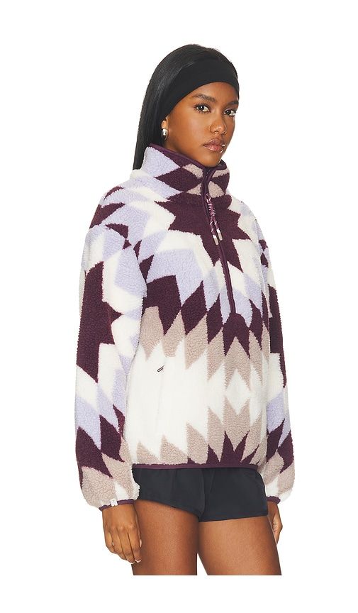 Harlow Fleece Pullover in Purple. - size L (also in M, S, XS) - THE UPSIDE - Modalova
