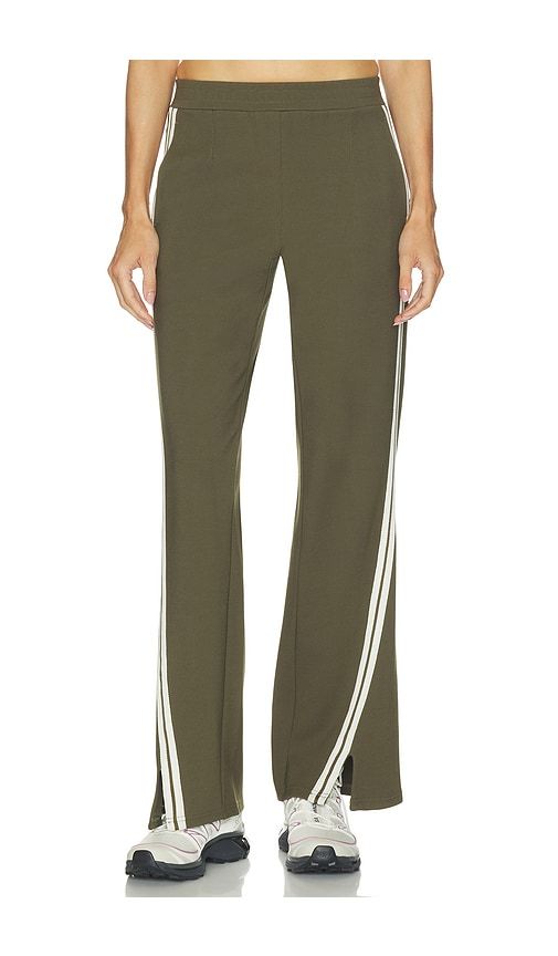 Petra Flare Pant in Olive. - size L (also in M, S, XS) - THE UPSIDE - Modalova