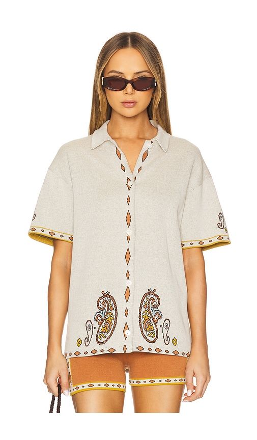 Vadella Top in Neutral. - size L (also in S) - THE UPSIDE - Modalova