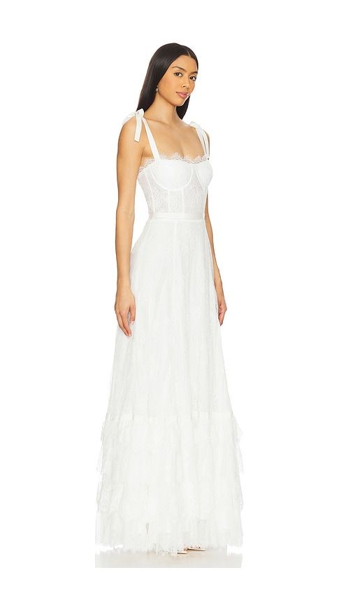 Harmony Gown in White. - size 0 (also in 10, 2, 4, 6, 8) - V. Chapman - Modalova