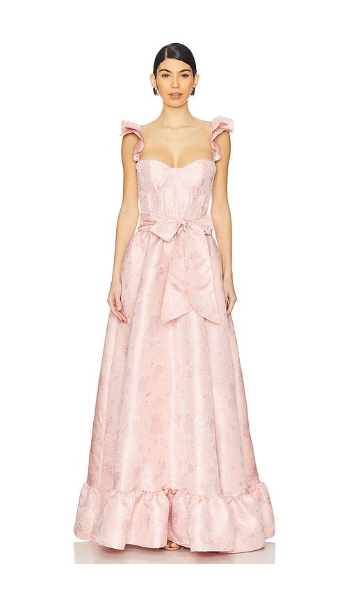 Veronica Gown in Pink. - size 0 (also in 2, 6, 8) - V. Chapman - Modalova