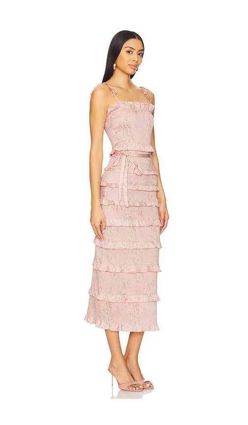 Lily Midi Dress in Rose. - size 4 (also in 6) - V. Chapman - Modalova