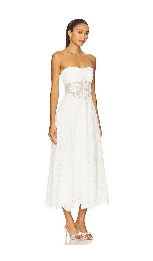 Hazel Dress in White. - size 0 (also in 2, 4, 6) - V. Chapman - Modalova