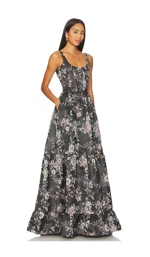 Avery Gown in Charcoal. - size 0 (also in 4) - V. Chapman - Modalova