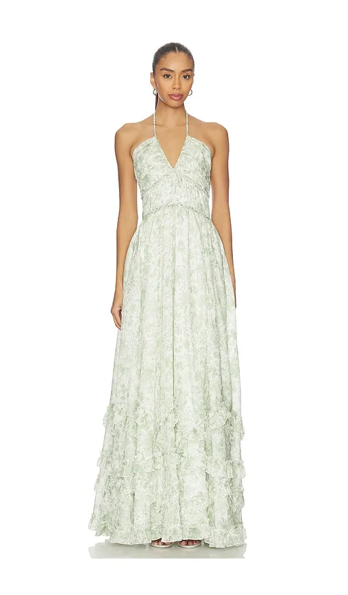 Scarlette Dress in Sage. - size 10 (also in 2, 6, 8) - V. Chapman - Modalova