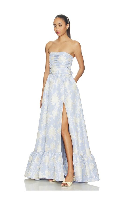 Regina Gown in Blue. - size 0 (also in 2, 4, 6, 8) - V. Chapman - Modalova