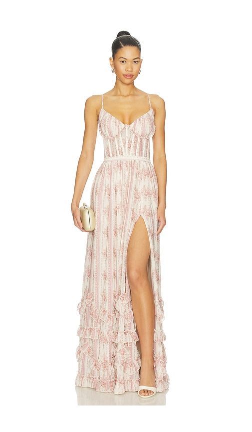 Carmen Maxi Dress in Pink. - size 0 (also in 10, 12, 2, 4, 8) - V. Chapman - Modalova