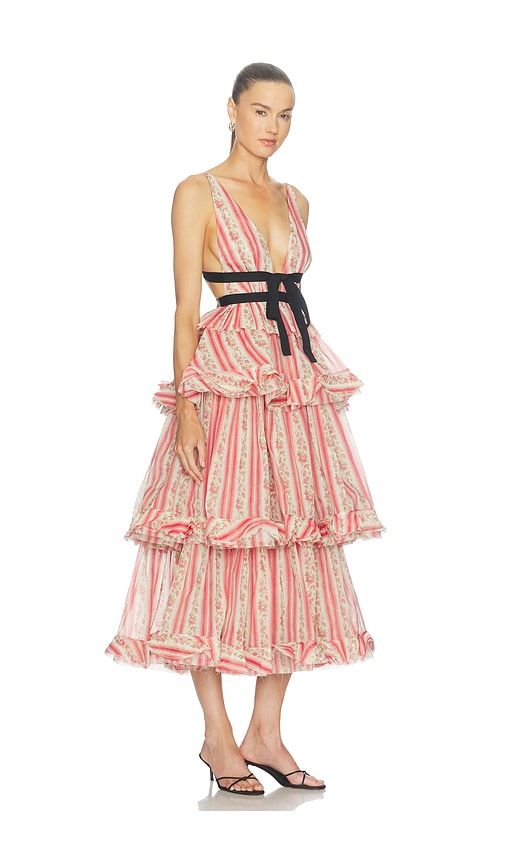 X Kristopher Brock Valencia Dress in Red. - size 4 (also in 6, 8) - V. Chapman - Modalova