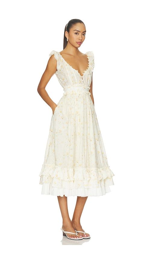 X Kristopher Brock Girona Dress in Cream. - size 0 (also in 4, 6, 8) - V. Chapman - Modalova