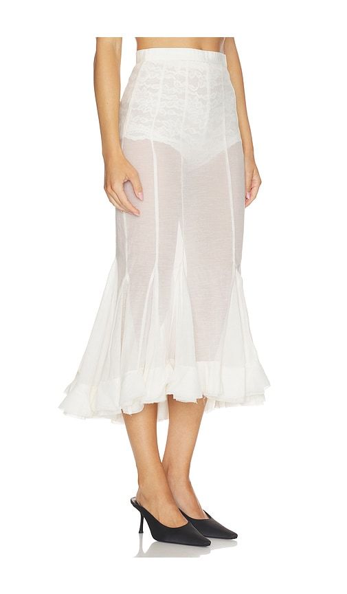 X Kristopher Brock Zapillo Skirt & Short in White. - size 0 (also in 2, 4, 6) - V. Chapman - Modalova