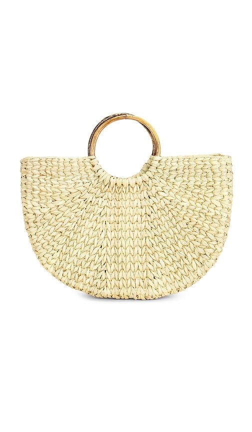 Circle Handled Tote in Brown - Verve Culture - Modalova