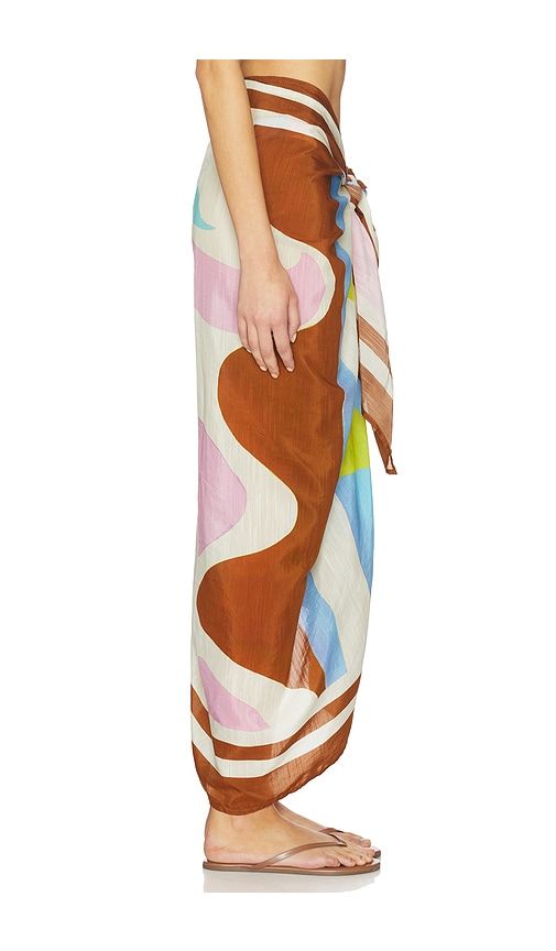 Samara Sarong in Baby Blue,Brown - vitamin A - Modalova