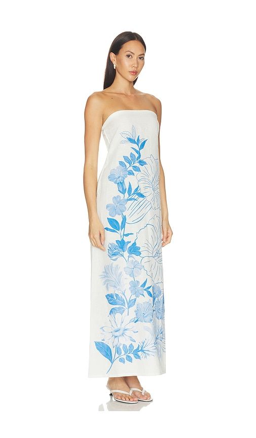 Strapless Tulip Gown in White. - size L (also in M, S, XS) - Verandah - Modalova