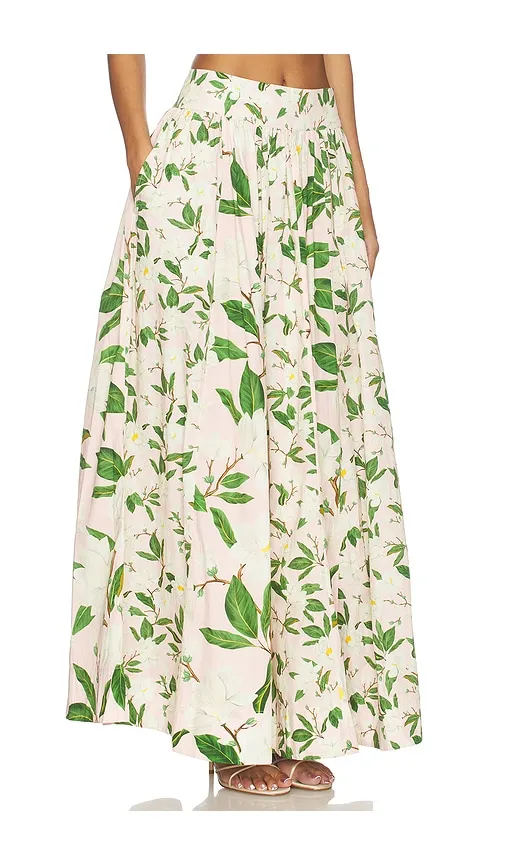 Paneled Maxi Skirt in Pink. - size M (also in XL) - Verandah - Modalova