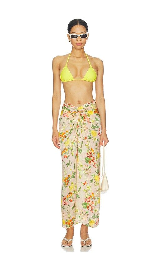 Hand Draped Floral Skirt in . Size L. Also in M, S, XL, XS - Verandah - Modalova