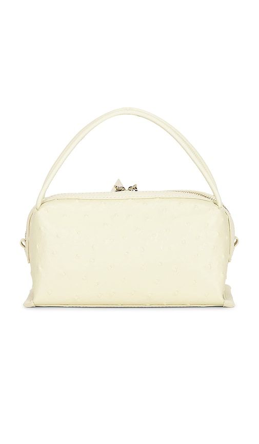 X REVOLVE Ostrich Cafe Mini Bag in Yellow - VERAFIED - Modalova