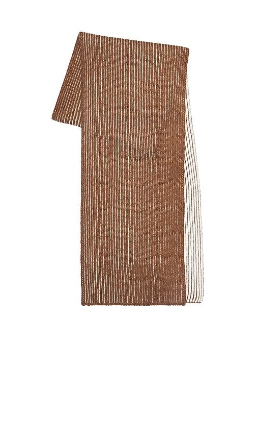 Deville Plated Scarf in Brown - Varley - Modalova