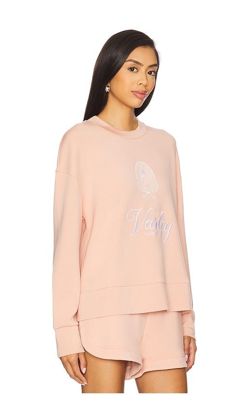 Rasco Namesake Sweatshirt in Rose. - size M (also in XL) - Varley - Modalova