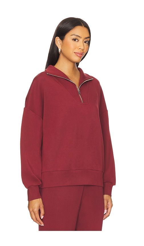 Hawley Half Zip Sweatshirt in Burgundy. - size M (also in S) - Varley - Modalova