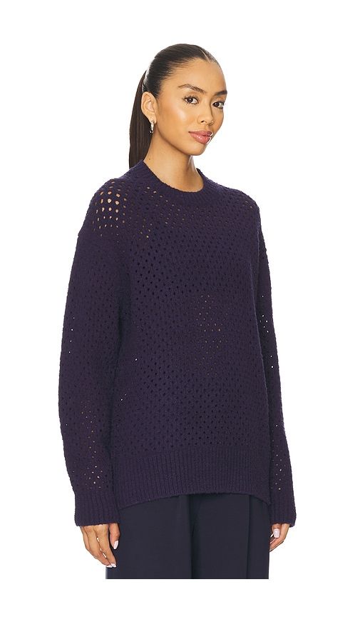 Grady Boucle Knit Sweater in Navy. - size L (also in XS) - Varley - Modalova