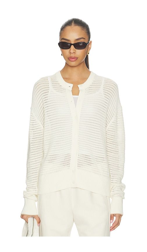Pembroke Knit Cardigan in Cream. - size L (also in M, S, XS) - Varley - Modalova