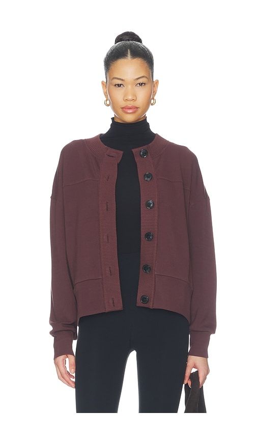 Olwen Button Front Sweater in Brown. - size M (also in S, XL, XS) - Varley - Modalova