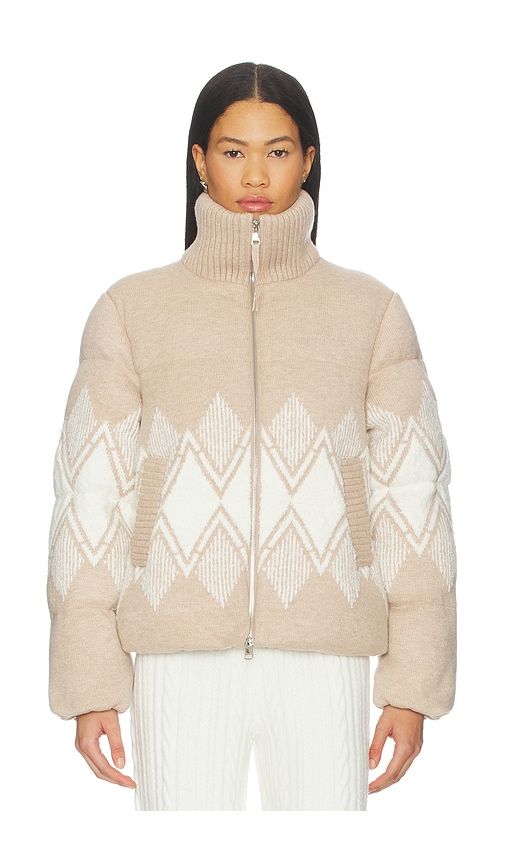 Belinda Knit Puffer in Taupe. - size L (also in XL) - Varley - Modalova