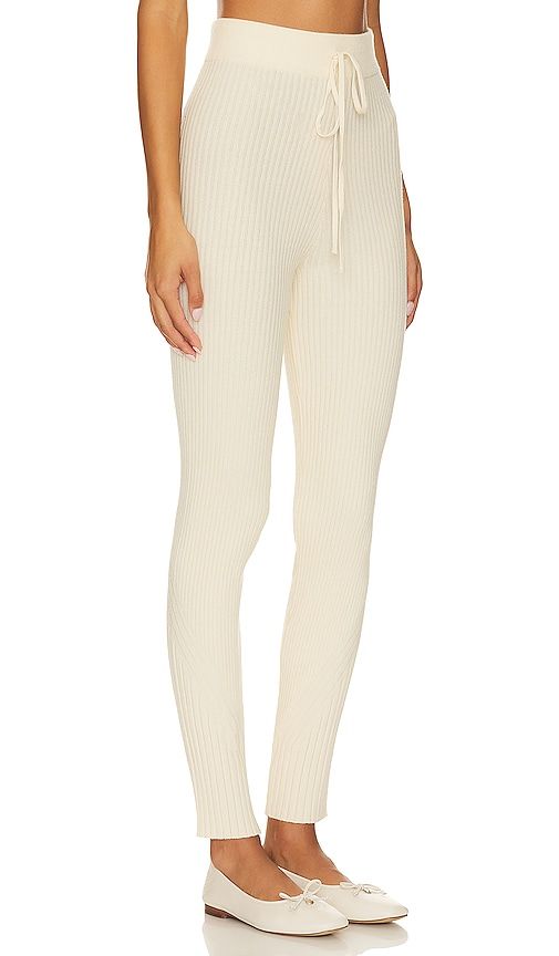 Mocado Rib Knit Legging in Grey. - size L (also in XL) - Varley - Modalova